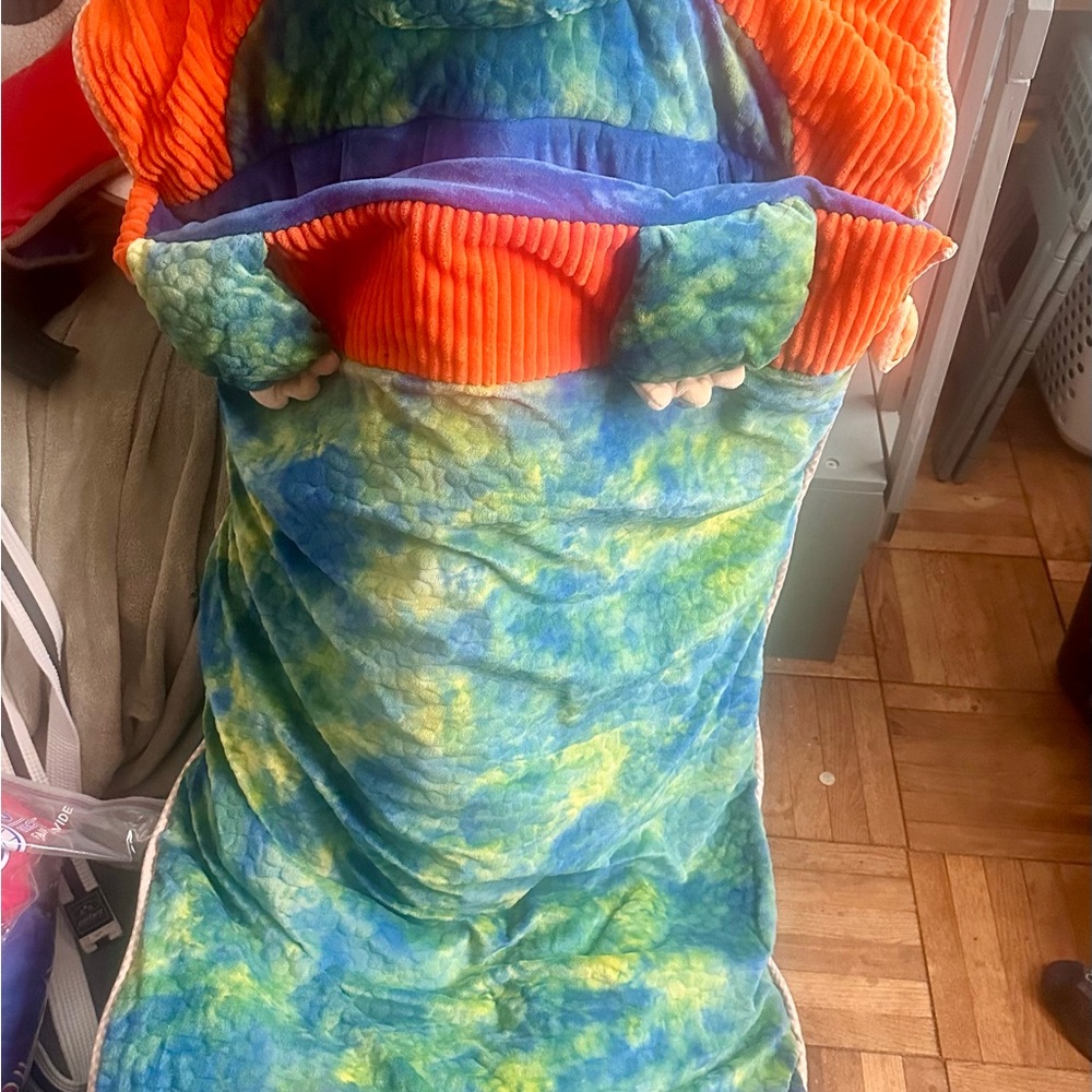Dinosaur Sleeping bag with built in pillow For Kids